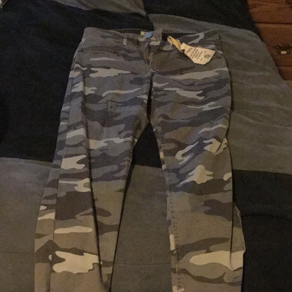 Camo pants.